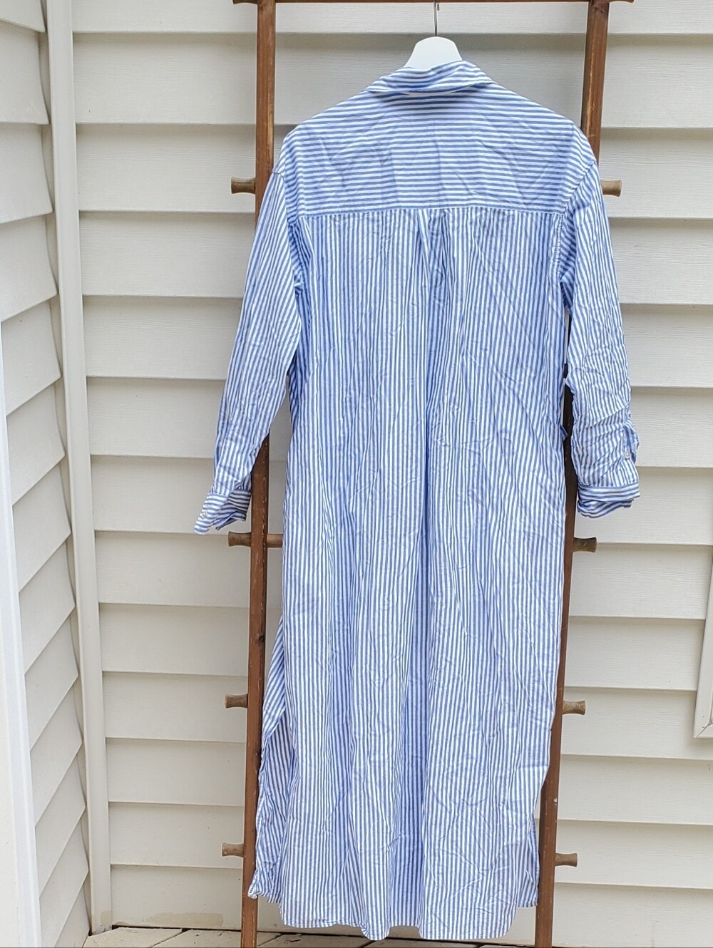 Universal Thread Striped Shirt Midi Dress Size S - Picture 3 of 5